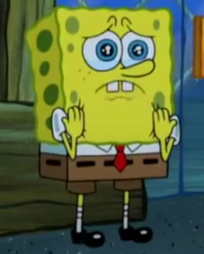 SpongeBob sad by mrfirey1 on DeviantArt