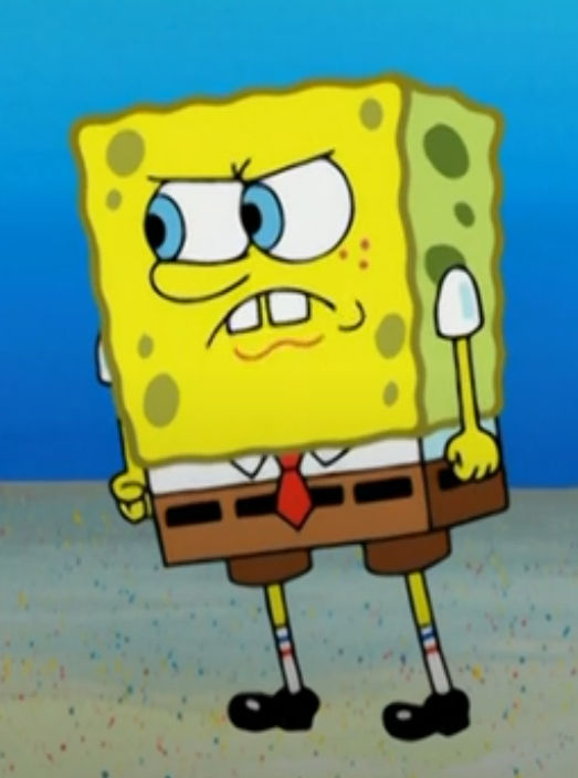 SpongeBob angry by mrfirey1 on DeviantArt