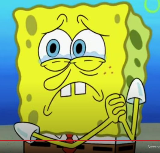 Spongebob sad by mrfirey1 on DeviantArt