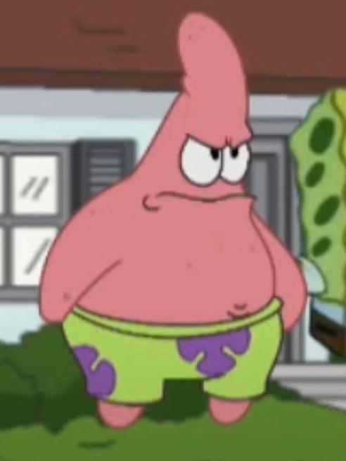 Angry Patrick Rapper Patrick angry by mrfirey1 on DeviantArt