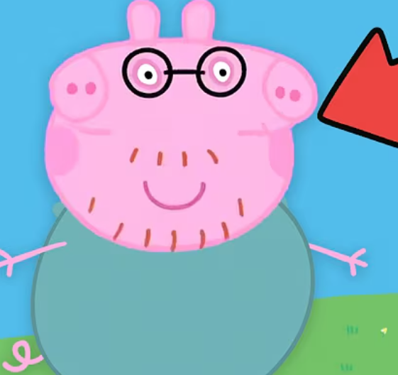 Daddy Pig Rapper Daddy pig facing front by mrfirey1 on DeviantArt