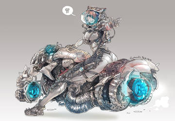 Space Biker Girl