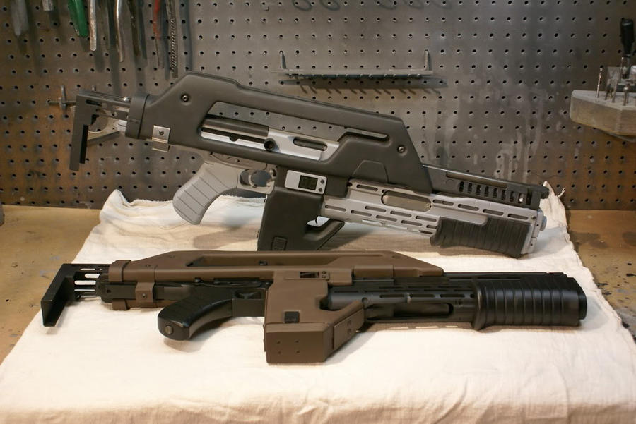 Pulse Rifle Prototype M41A pulse rifle prototype by Matsucorp on DeviantArt