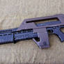 Airsoft pulse rifle, left side