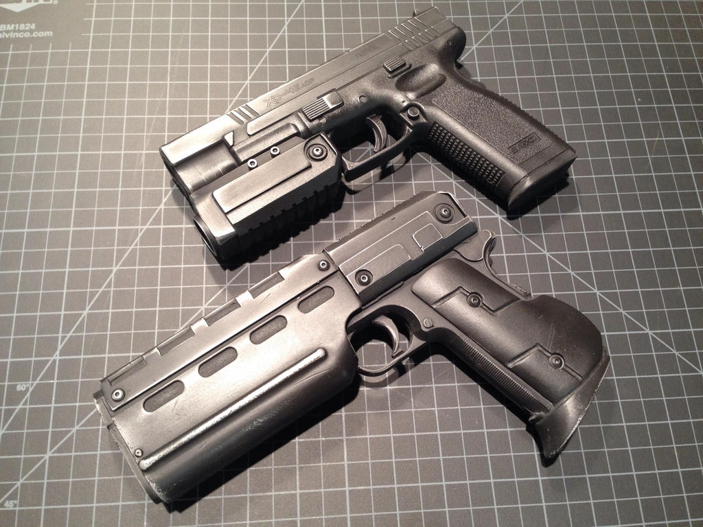 Custom sci fi blasters