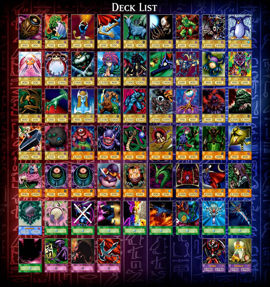 Yami Bakura Duelist Kingdom Deck List By Kiramaru kun On DeviantArt yami-bakura-duelist-kingdom-deck-list-by-kiramaru-kun-on-deviantart