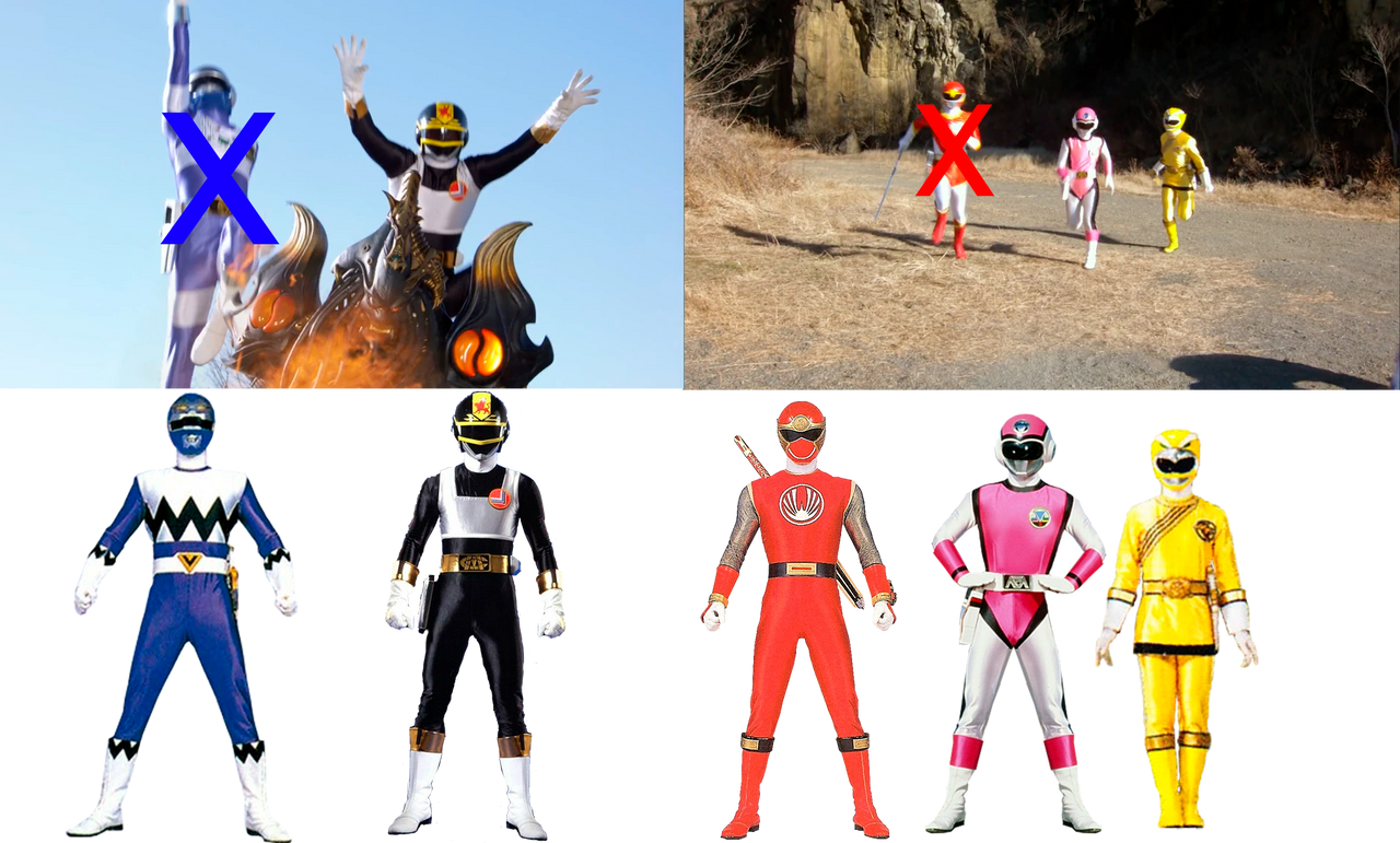 Gokai Change Dram Team 4 Rangers versin SM by Lautaro10goku on DeviantArt