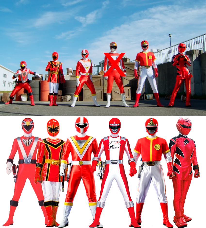 Red Goki Ranger Gokai Change Red Rangers versin 3 SM by Lautaro10goku on DeviantArt