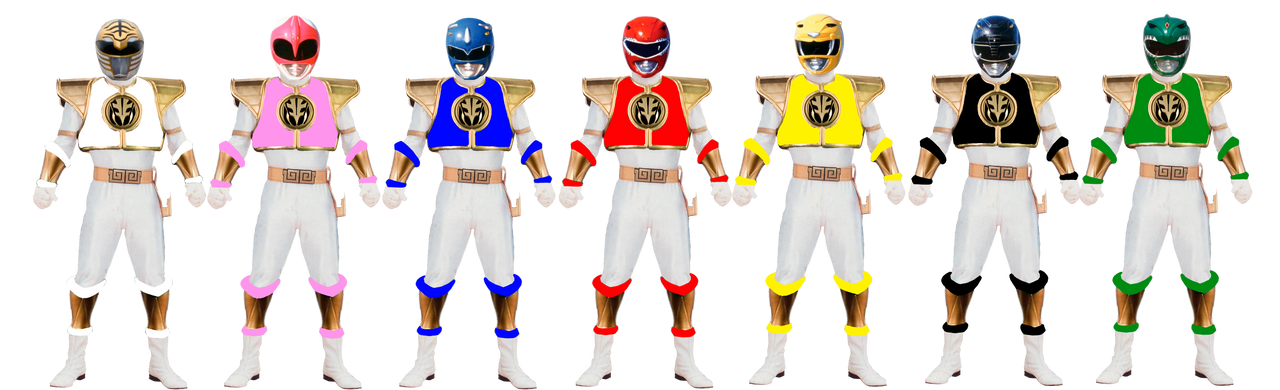 Power Ranger Word Light Mighty Morphin Power Rangers White Light Powered by Lautaro10goku on ...