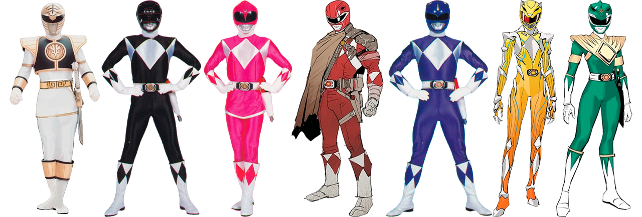 Mighty Morphin Power Rangers The Return vector by Lautaro10goku on ...