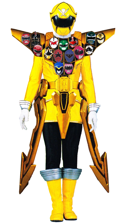 SuperMegaforceYellowgold Legendary Rangers PRSNS by Lautaro10goku on ...