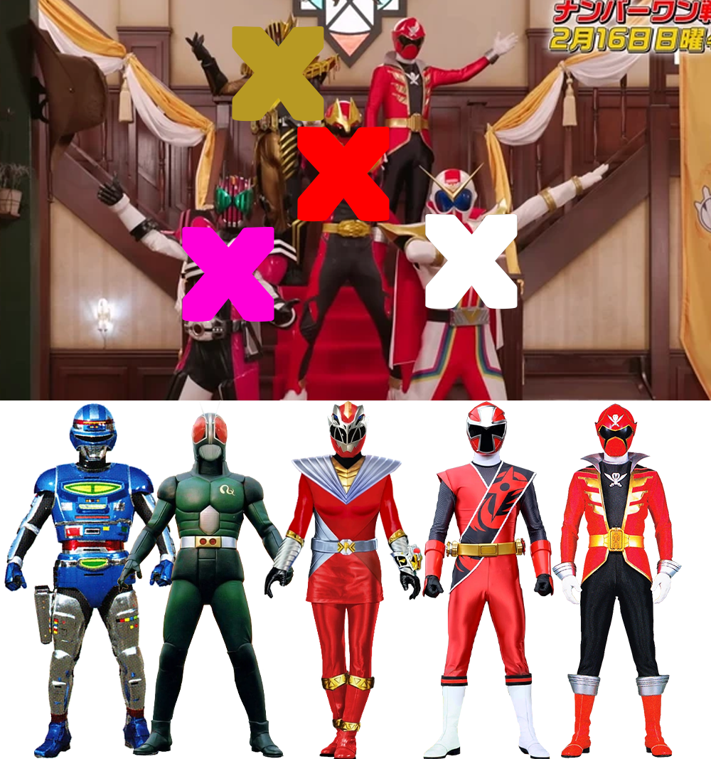 Anniversary Five Team verccion power rangers by Lautaro10goku on DeviantArt