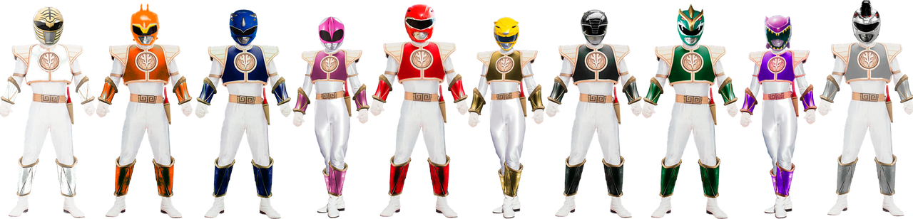 Power Ranger Word Light Mighty Morphin Power Rangers White Light Power 10 by Lautaro10goku on ...