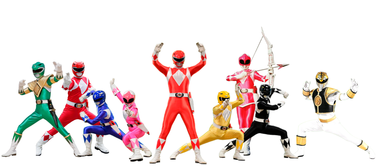 Mewing Power Rangers Mighty Morphin Power Rangers But 2 Pink Red Ranger by Lautaro10goku on ...