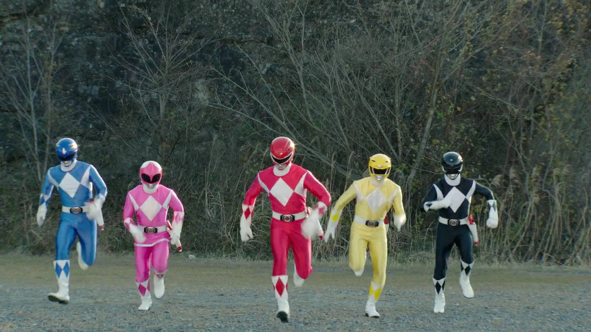 power rangers five teams by Lautaro10goku on DeviantArt