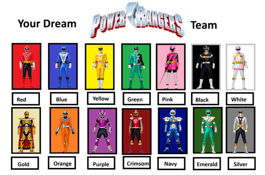 Power Rangers Birthdays Deviantart My Dream Power Rangers by Lautaro10goku on DeviantArt