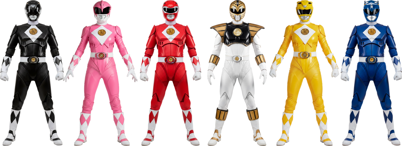 Ocean Ranger Team Deviantart Team Ranger 1995 six Rangers by Lautaro10goku on DeviantArt