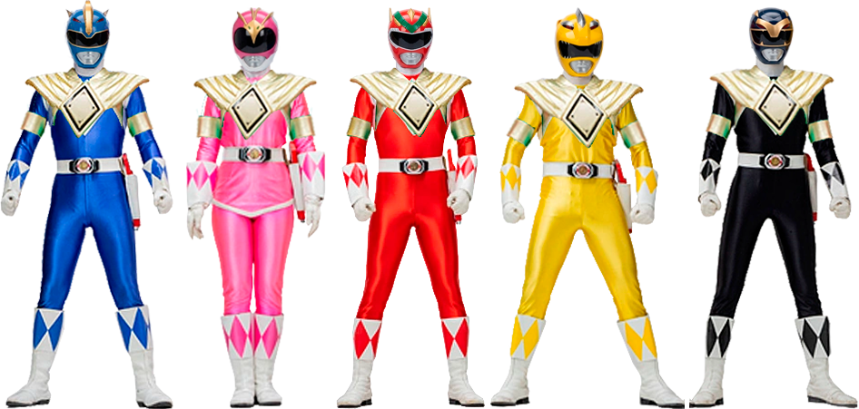 Mighty Morphin Thunder Rangers by Lautaro10goku on DeviantArt