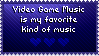 Video Game Music Stamp