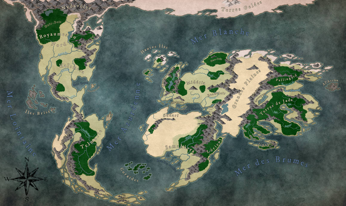 Dahea's world map 2.0 by Emeric-Depierre on DeviantArt