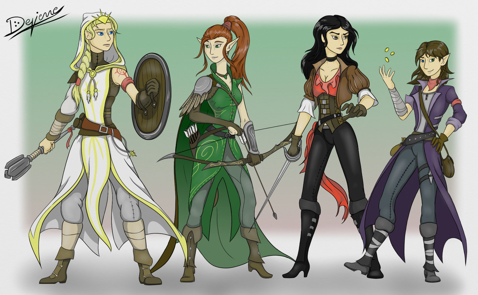 Adventureres Characters Aventurieres by Emeric-Depierre on DeviantArt