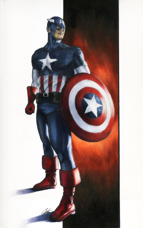 Captain America commission by gattadonna on DeviantArt