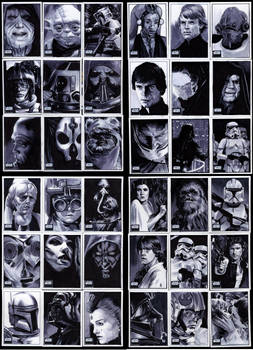 SW Galaxy VI Sketch cards