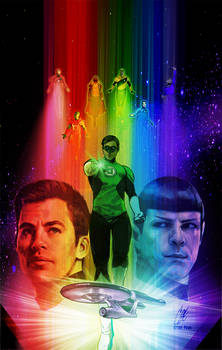 Star Trek/green Lantern Spectrum War #6 var