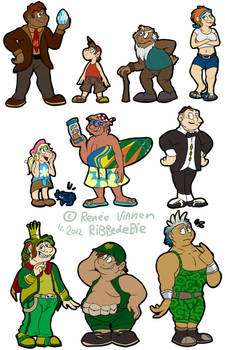 Donkey Kong Country cartoon cast humanized