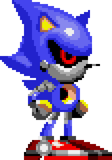 Metal Sonic sprites 1 by LinkdaHedgie on DeviantArt