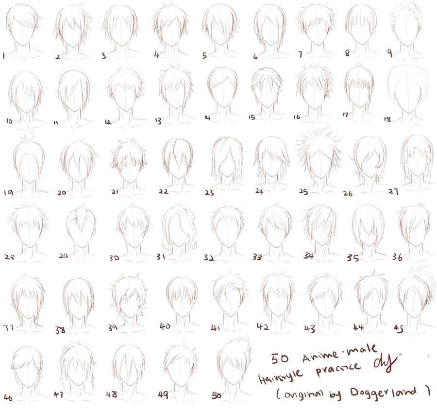 Anime Guy Hairstyles By Wenqiann On Deviantart