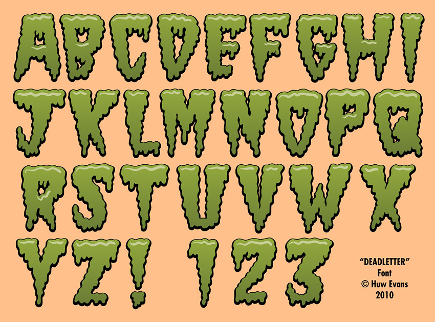 Diner of the Dead Font