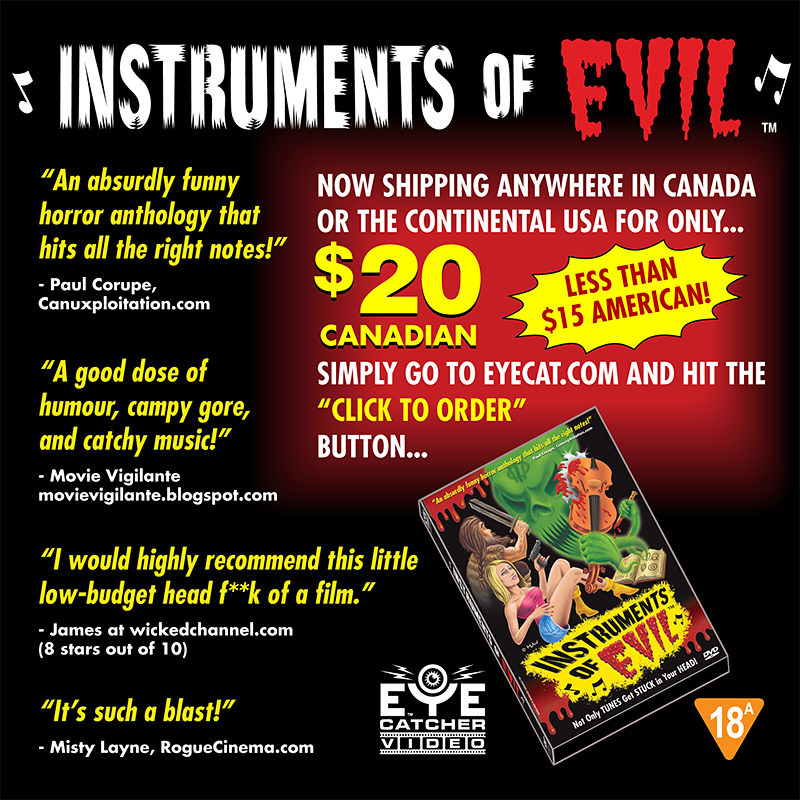 GREAT DEAL on our B-movie 'Instruments of Evil'...