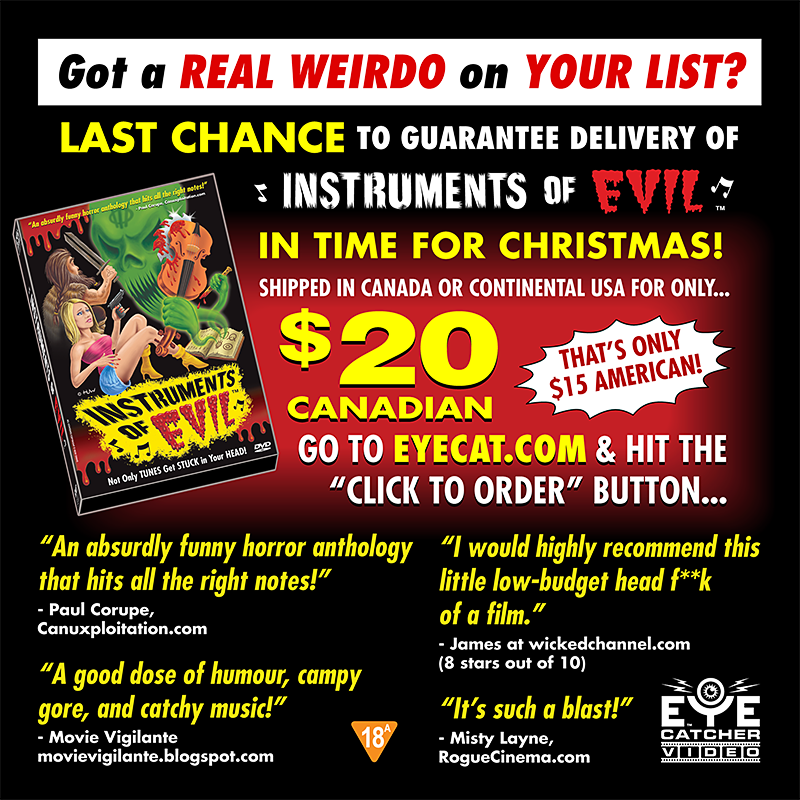 Buy 'Instruments of Evil' in time for Christmas! by Huwman