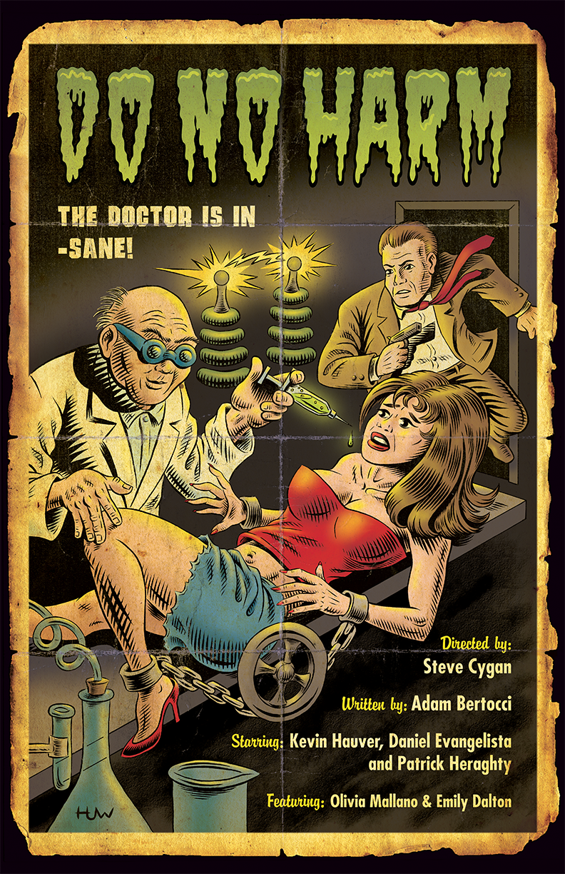 'DO NO HARM' Movie Poster - Distressed Version by Huwman