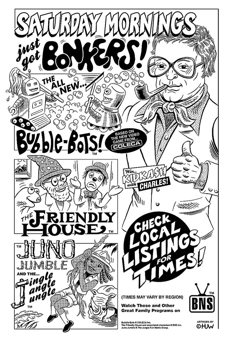 Retro Saturday Morning Cartoons Parody Ad by Huwman