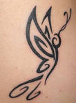 Butterfly black tattoo