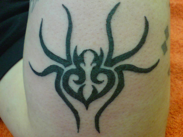 Tribal Spider Tattoo
