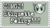 ZOMG Etiquette Policy by oddmodout