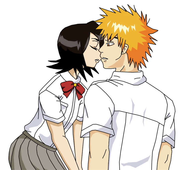 Ichigo x Rukia Kiss :collab: