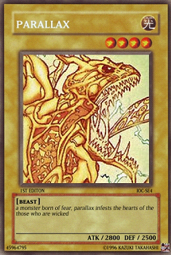 parallax yugioh card