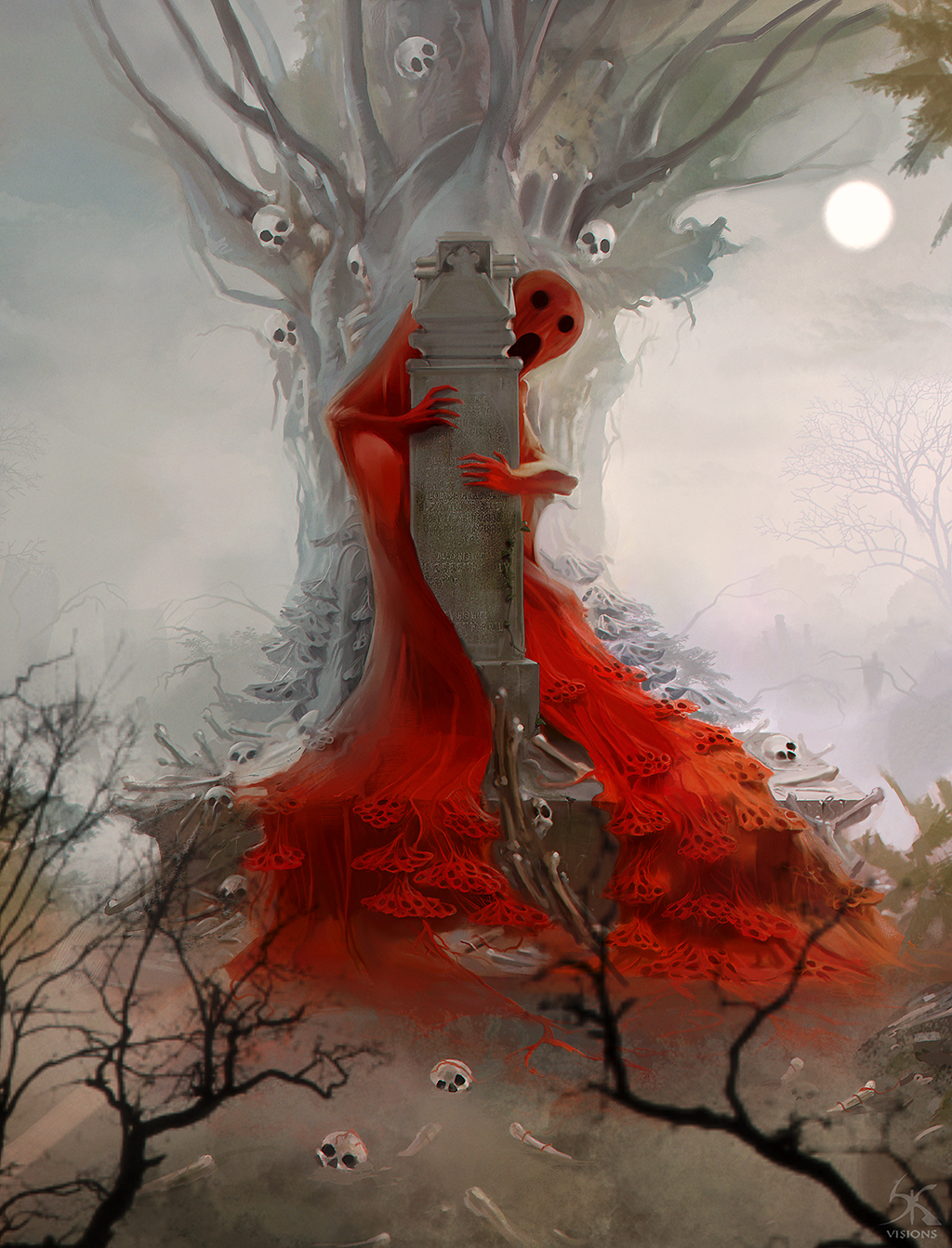 The red lady by Sanskarans DeviantArt