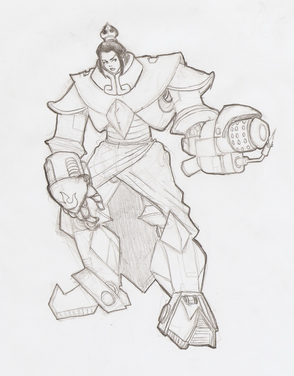 Azula- Giant Robot Style