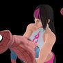 Juri bearhugs Spider-man 2