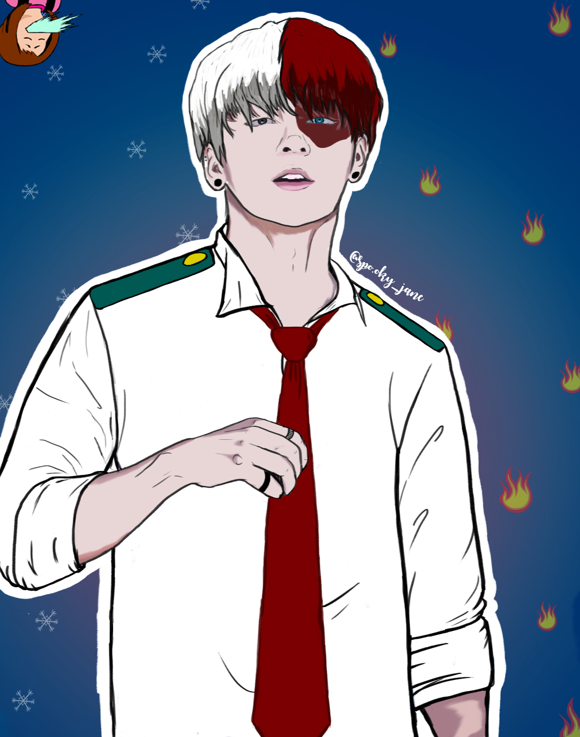 BTS bois as anime characters pt-2 (Jk x todoroki) by monkeychan21 on DeviantArt BTS bois as anime characters pt-2 (Jk x todoroki) by monkeychan21 on DeviantArt
