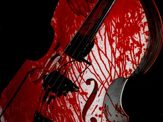 the bloody bass...literally