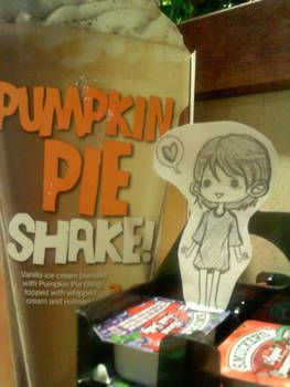 Pumpkin Shake Paperchild