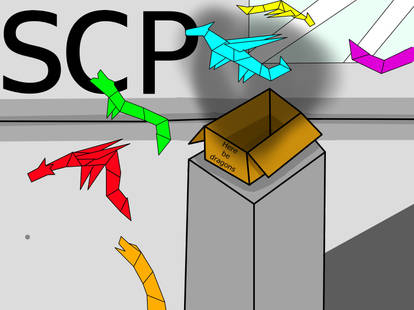 Sorry for not posting!! Wdy think? #scpfoundation #scp #paperdragon #s