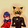 Chat noir and Ladybug - Miraculous ladybug