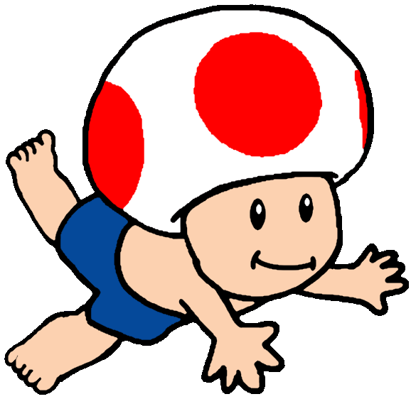 Swimwear Toad 2 by AlyssaTheYoshiGirl on DeviantArt